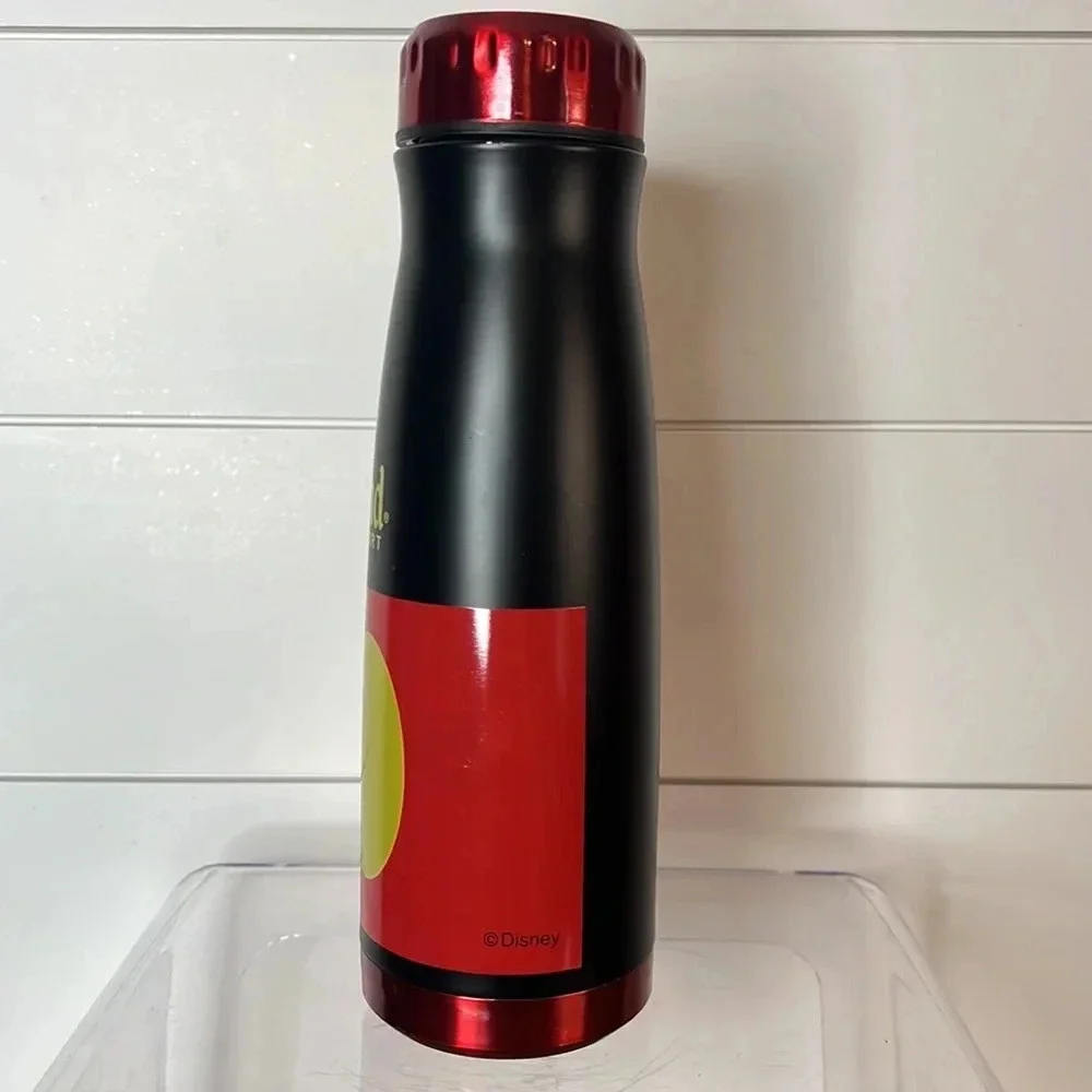 Disneyland Resorts Mickey Buttons‎ Thermos Bottle. 16 oz.